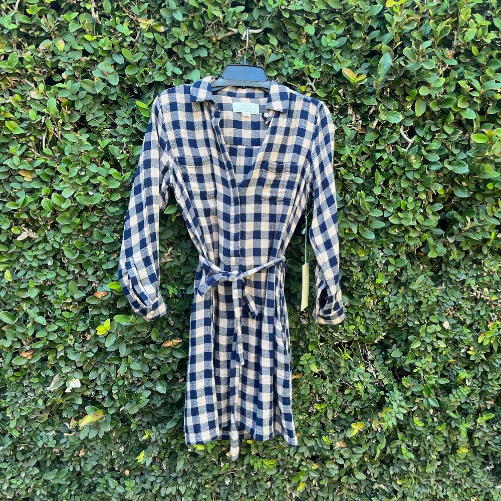 NTW Trovata 100% cotton flannel shirt dress (size xs)